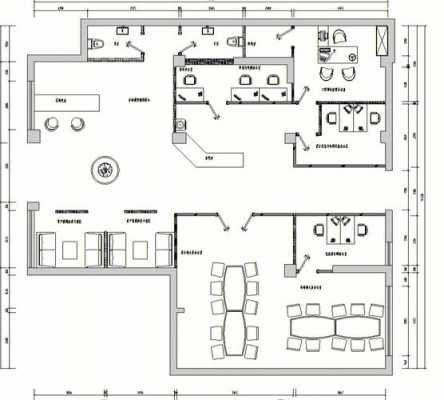 办公室空间平面设计图,办公室空间平面设计图纸 -第2张图片-室内构图家装