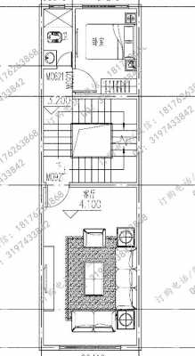 4米x14米长房子设计图-第3张图片-室内构图家装