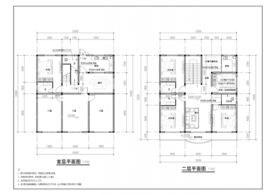 农村建房设计图纸-第3张图片-室内构图家装