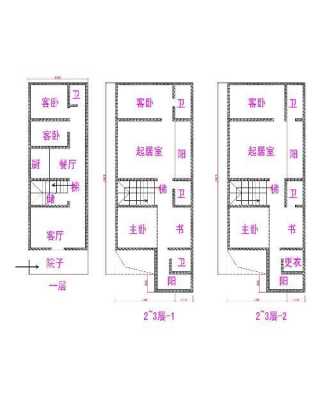 5x20米房子设计图-第3张图片-室内构图家装