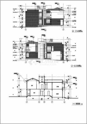 别墅设计图平立剖面图怎么画 别墅设计图平立剖面图-第1张图片-室内构图家装