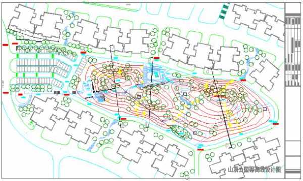  公园等高线地形设计图「公园等级从上到下」-第2张图片-室内构图家装