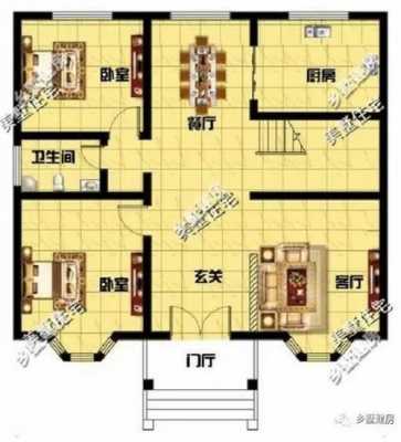  自建房后墙设计图「自建房前后门设计图」-第1张图片-室内构图家装