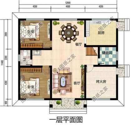  自建房后墙设计图「自建房前后门设计图」-第3张图片-室内构图家装