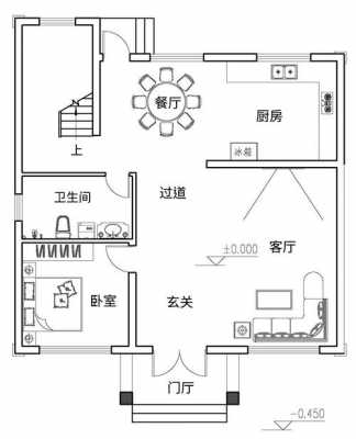 江西乡村房屋设计图-第2张图片-室内构图家装