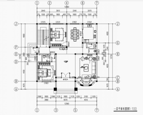 812房屋设计图-第1张图片-室内构图家装