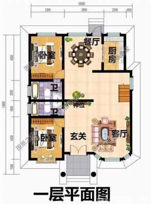 自建70平2层楼房设计图纸 自建70平2层楼房设计图-第3张图片-室内构图家装