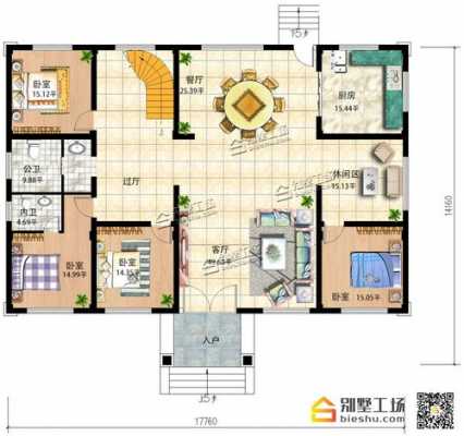 二层200平方设计图-第2张图片-室内构图家装