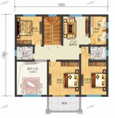 农村1311房设计图_农村自建房13x11设计图-第3张图片-室内构图家装