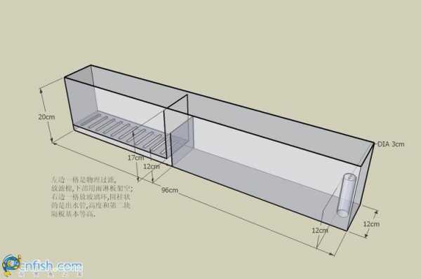 大型鱼缸上滤槽设计图 大型鱼缸上滤设计图-第1张图片-室内构图家装