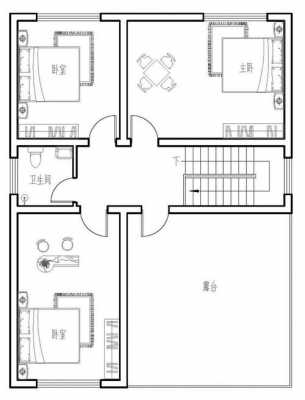 9x12二层设计图-第2张图片-室内构图家装