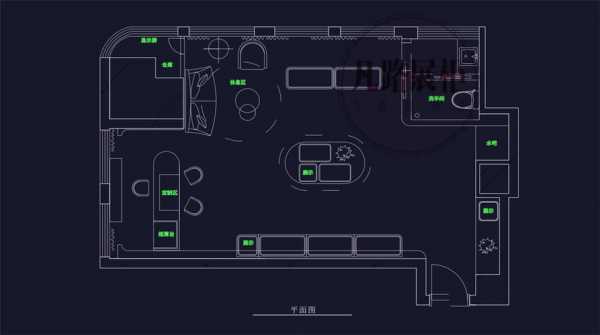 珠宝柜台平面设计图纸 珠宝柜台平面设计图-第1张图片-室内构图家装