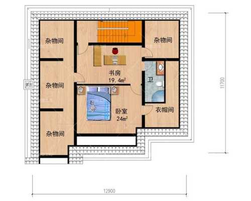 15平方平房设计图纸-第3张图片-室内构图家装