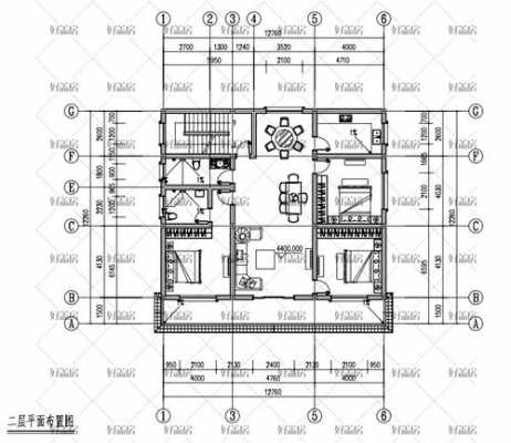  自建房设计图1012「自建房设计图10*17」-第2张图片-室内构图家装