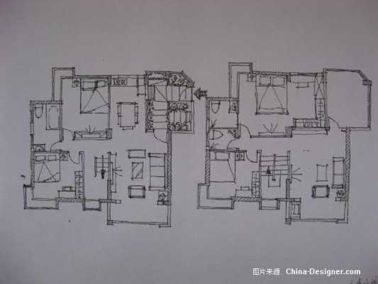 室内设计施工图画法图解 室内工程设计图手绘-第1张图片-室内构图家装