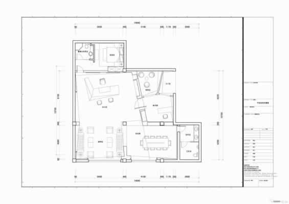 董事长办公室布置平面图-董事长办公空间设计图-第1张图片-室内构图家装