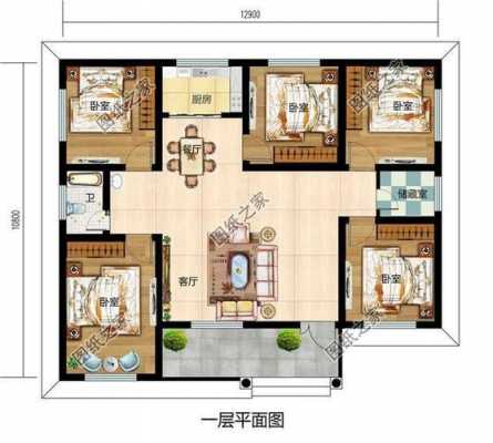 农村180平房屋设计图,农村180平方米四房设计图 -第2张图片-室内构图家装