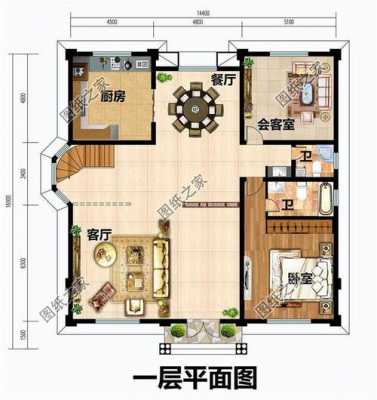 农村自建房三层室内装修效果图大全-农村自建房3层设计图-第3张图片-室内构图家装