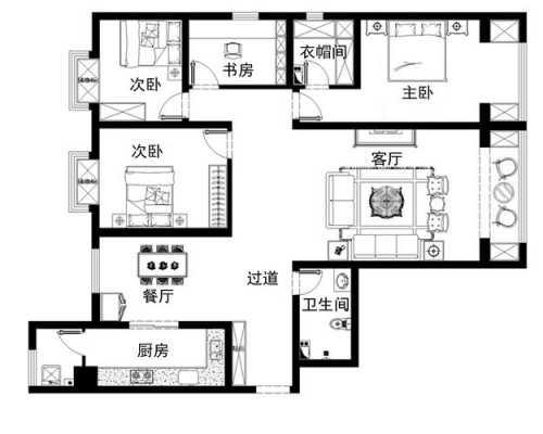 居家设计图平面图,居家设计图平面图片 -第3张图片-室内构图家装