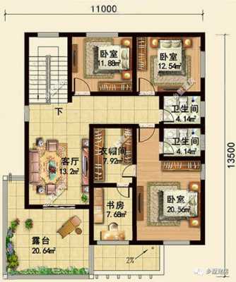 120平方套间设计图,120平方套间设计图纸 -第2张图片-室内构图家装