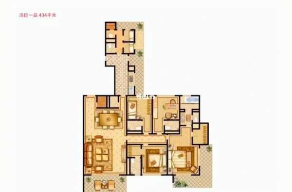 汤臣豪庭户型图 汤臣豪庭设计图-第3张图片-室内构图家装