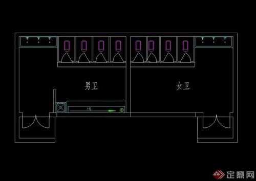 包含男女厕所空间设计图的词条-第2张图片-室内构图家装