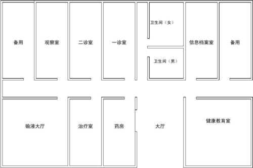 60平米卫生室设计图-第1张图片-室内构图家装