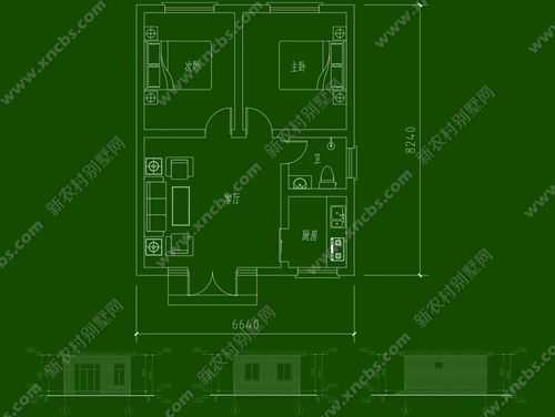 平房二间设计图农村（二间平房设计图 农村）-第3张图片-室内构图家装