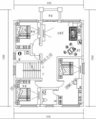 三间临街房屋设计图纸 三间临街房屋设计图-第3张图片-室内构图家装