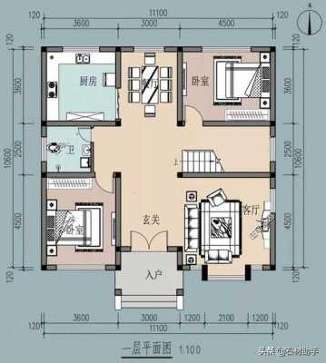 168平米的农村别墅 168农村房屋设计图-第2张图片-室内构图家装