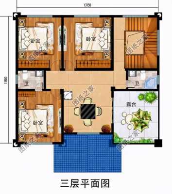 168平米的农村别墅 168农村房屋设计图-第3张图片-室内构图家装