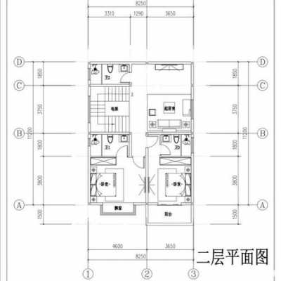  自建房设计图8米开间「自建房8x10米设计图」-第1张图片-室内构图家装