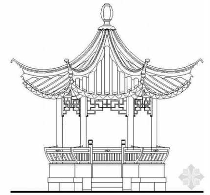 正方型图型怎么画呢 正方形亭子设计图-第3张图片-室内构图家装