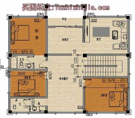 小洋楼多少平-小洋楼90地平房设计图-第3张图片-室内构图家装