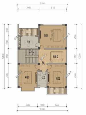 9x12米房屋设计图-第1张图片-室内构图家装