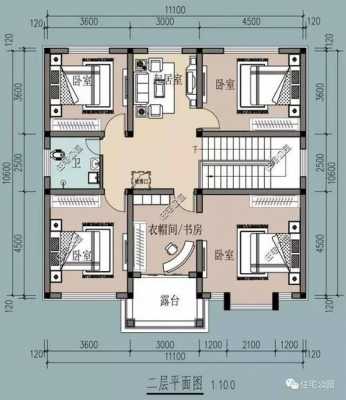 农村房11x13米设计图 农村1113米设计图-第3张图片-室内构图家装