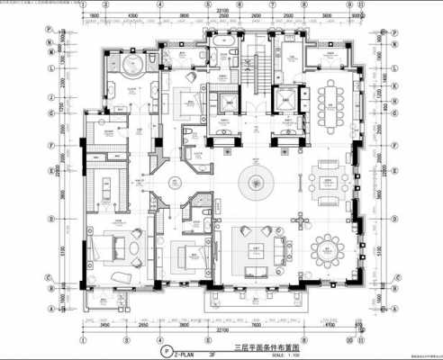 2000平别墅设计图-第1张图片-室内构图家装