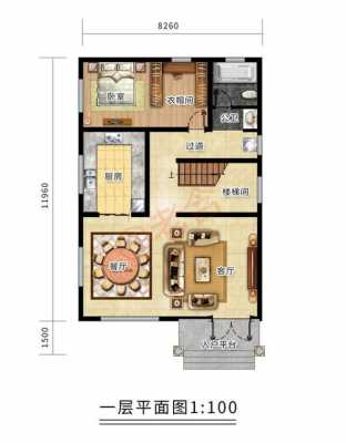 10米x10米房屋设计图 10米x20米户型设计图-第3张图片-室内构图家装