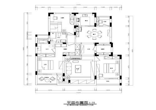 cad家装设计图纸大全-简单的cad家装设计图-第3张图片-室内构图家装