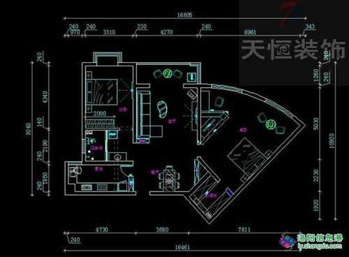 异形小卧室设计图,异形卧室平面布置图 -第2张图片-室内构图家装