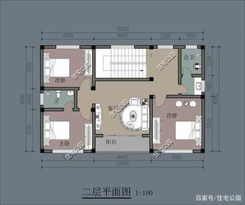  15x15米建房设计图「15米15米建房图纸」-第3张图片-室内构图家装