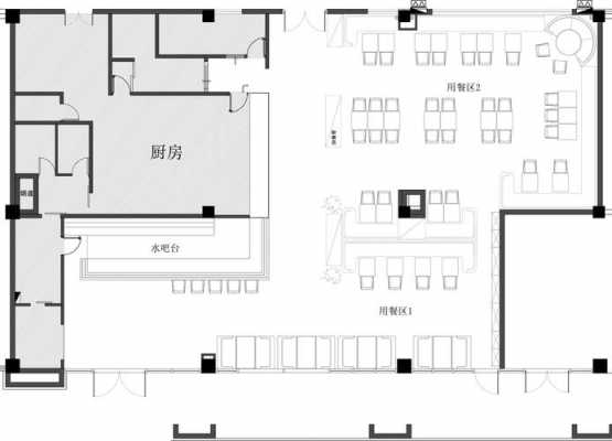  餐吧设计图「餐吧平面布置图」-第3张图片-室内构图家装