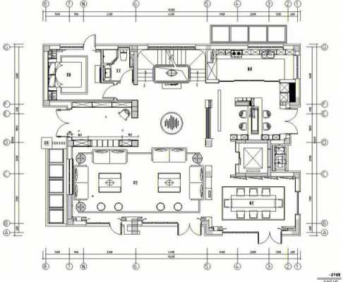 建筑施工图室内设计图-第1张图片-室内构图家装