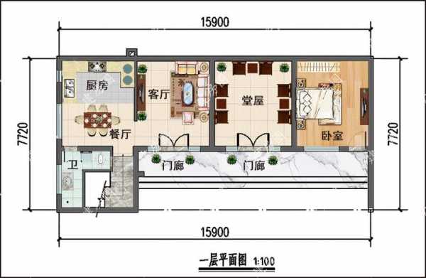 L型房子设计图150_l型房子的设计图片-第2张图片-室内构图家装