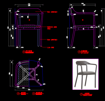 经典餐厅座椅设计图纸 经典餐厅座椅设计图-第2张图片-室内构图家装