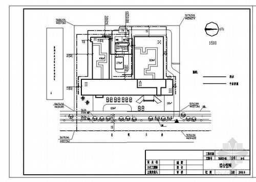 饭店排污设计图,饭店排水管网平面图示意图 -第2张图片-室内构图家装