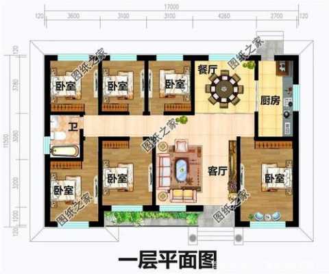 10万一层楼房设计图,十万能建一层多少平左右 -第3张图片-室内构图家装