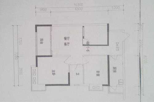  房屋设计图两房改三房「两房改三房设计方案」-第2张图片-室内构图家装