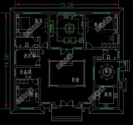 农村四合院地基设计图_农村四合院地基设计图片大全-第1张图片-室内构图家装