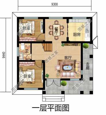 70平二层楼房设计图-第3张图片-室内构图家装